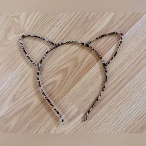 🖤🐱Leopard Print Cat Ears Headband🐱🖤